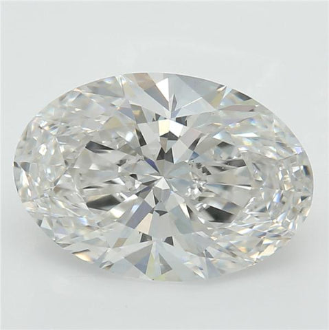 1.53 Carat Oval Lab Diamond with  Cut Diamond in 14KT  view 1
