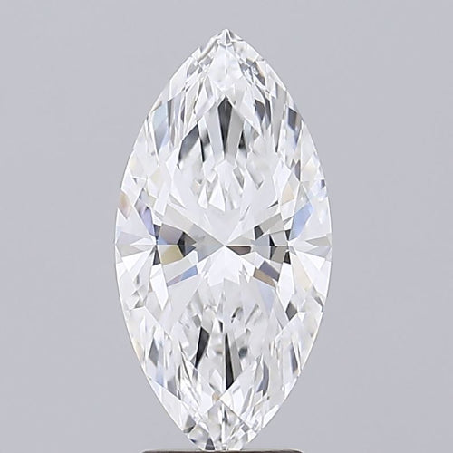 3.22 Carat Marquise Lab Diamond with  Cut Diamond in 14KT  view 1
