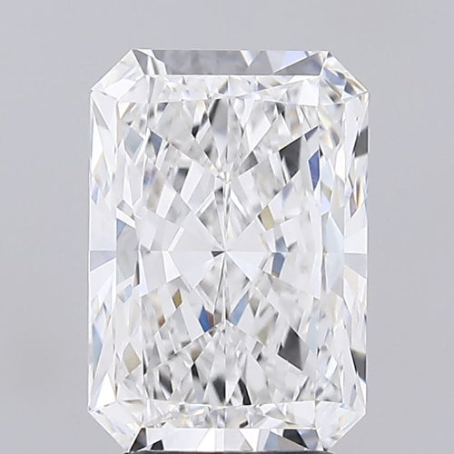 2.91 Carat Radiant Lab Diamond with  Cut Diamond in 14KT  view 1
