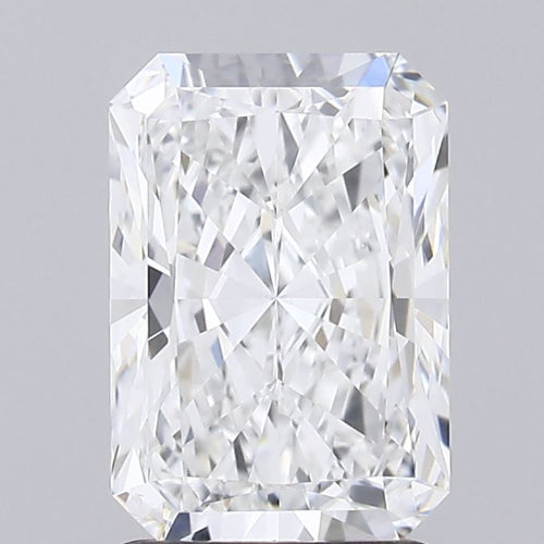 1.81 Carat Radiant Lab Diamond with  Cut Diamond in 14KT  view 1
