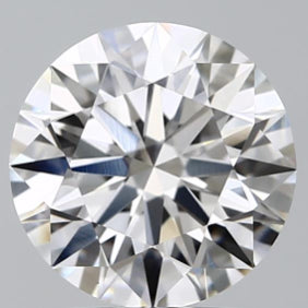 1.53 Carat Round Lab Diamond with  Cut Diamond in 14KT  view 1
