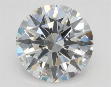 2.07 Carat Round Lab Diamond with  Cut Diamond in 14KT  view 1
