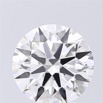 2.94 Carat Round Lab Diamond with  Cut Diamond in 14KT  view 1
