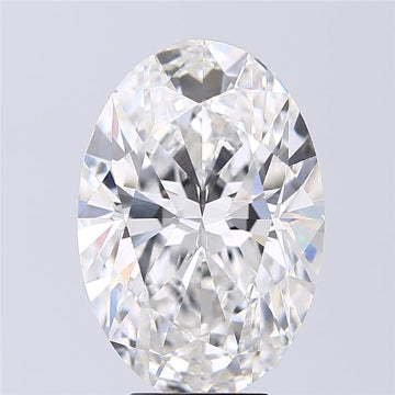 5.01 Carat Oval Lab Diamond with  Cut Diamond in 14KT  view 1
