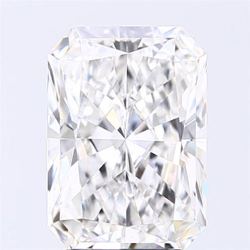 3.02 Carat Radiant Lab Diamond with  Cut Diamond in 14KT  view 1
