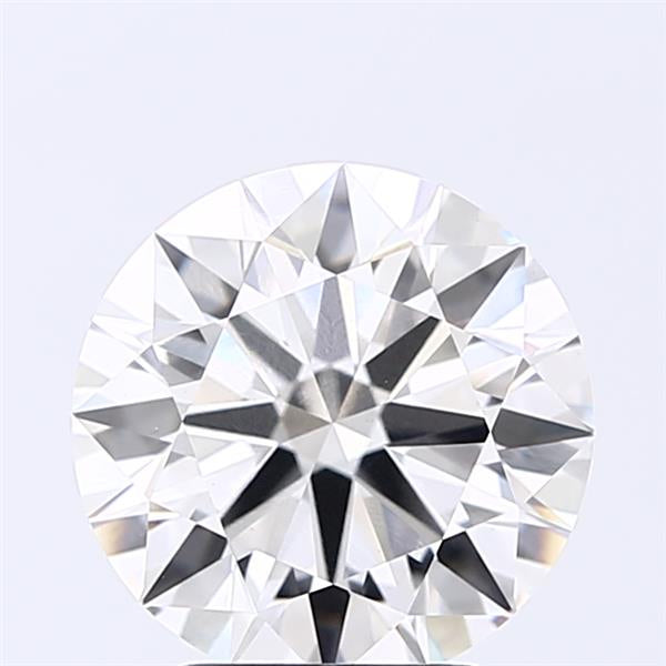 3.02 Carat Round Lab Diamond with  Cut Diamond in 14KT  view 1
