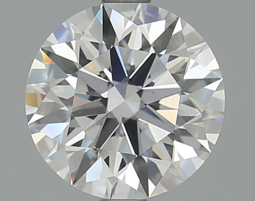 2.22 Carat Round Lab Diamond with  Cut Diamond in 14KT  view 1

