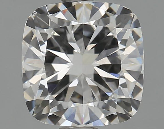 2.02 Carat Cushion Lab Diamond with  Cut Diamond in 14KT  view 1
