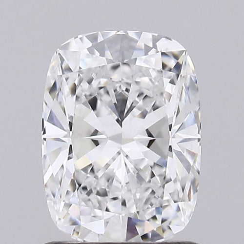 1.03 Carat Cushion Lab Diamond with  Cut Diamond in 14KT  view 1
