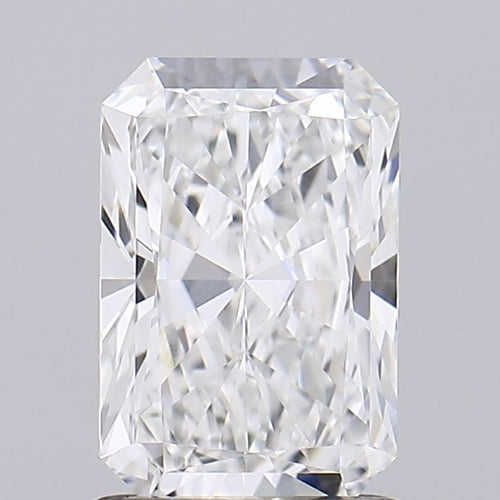 1.46 Carat Radiant Lab Diamond with  Cut Diamond in 14KT  view 1
