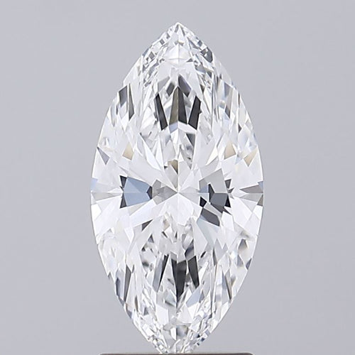 2.01 Carat Marquise Lab Diamond with  Cut Diamond in 14KT  view 1
