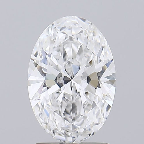 1.72 Carat Oval Lab Diamond with  Cut Diamond in 14KT  view 1

