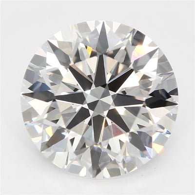 2.08 Carat Round Lab Diamond with  Cut Diamond in 14KT  view 1
