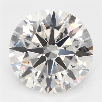 2.08 Carat Round Lab Diamond with  Cut Diamond in 14KT  view 1
