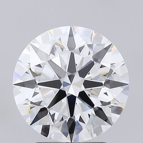 2.91 Carat Round Lab Diamond with  Cut Diamond in 14KT  view 1

