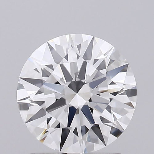 1.34 Carat Round Lab Diamond with  Cut Diamond in 14KT  view 1
