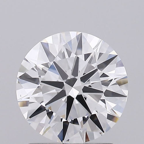 1.4 Carat Round Lab Diamond with  Cut Diamond in 14KT  view 1
