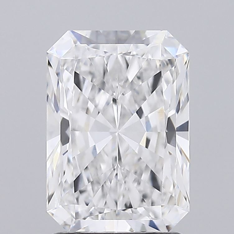 1.89 Carat Radiant Lab Diamond with  Cut Diamond in 14KT  view 1

