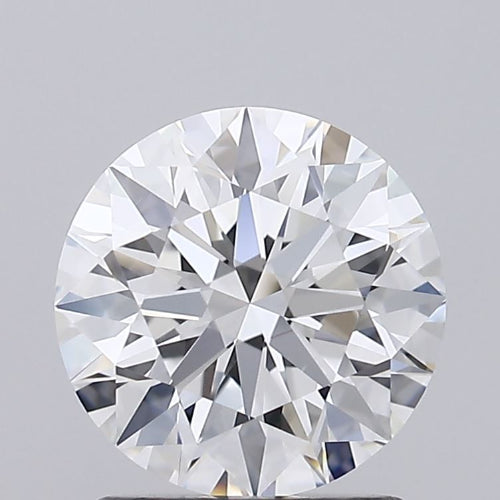 1.5 Carat Round Lab Diamond with  Cut Diamond in 14KT  view 1
