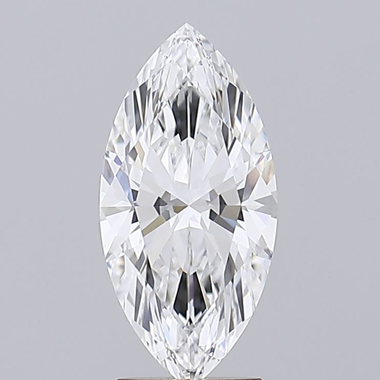 2.22 Carat Marquise Lab Diamond with  Cut Diamond in 14KT  view 1
