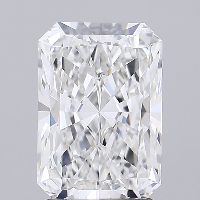 2.09 Carat Radiant Lab Diamond with  Cut Diamond in 14KT  view 1
