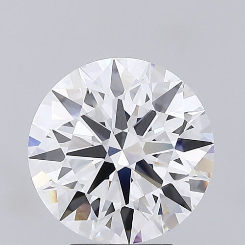 4.01 Carat Round Lab Diamond with  Cut Diamond in 14KT  view 1
