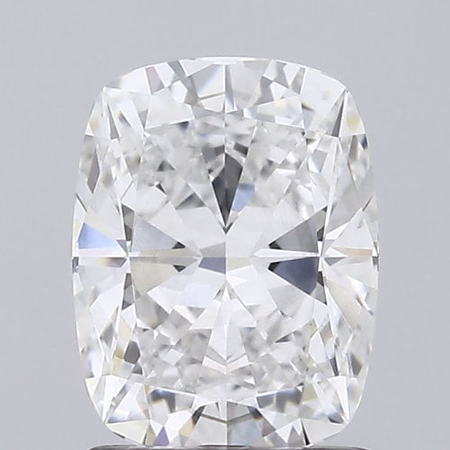 1.51 Carat Cushion Lab Diamond with  Cut Diamond in 14KT  view 1
