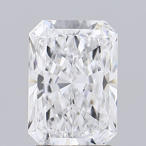 2.08 Carat Radiant Lab Diamond with  Cut Diamond in 14KT  view 1
