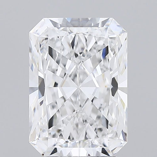 2.75 Carat Radiant Lab Diamond with  Cut Diamond in 14KT  view 1
