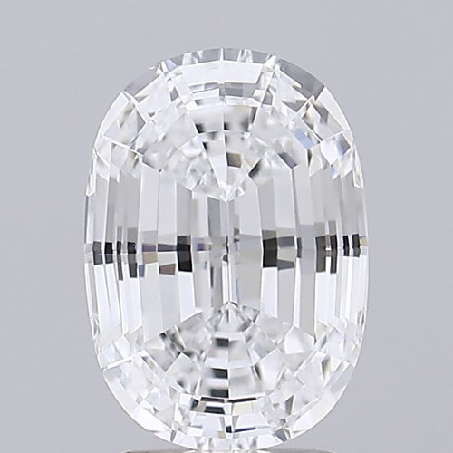 3.06 Carat Cushion Lab Diamond with  Cut Diamond in 14KT  view 1
