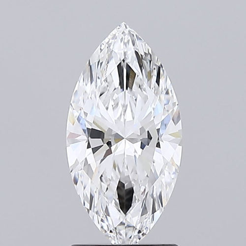 1.59 Carat Marquise Lab Diamond with  Cut Diamond in 14KT  view 1
