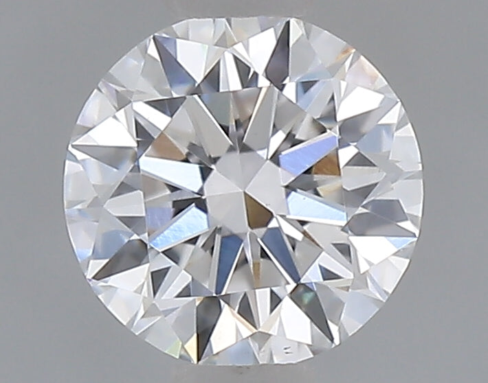 0.53 Carat Round Lab Diamond with  Cut Diamond in 14KT  view 1
