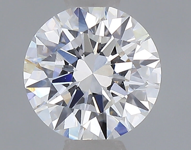 0.54 Carat Round Lab Diamond & 0.56 Carat Round Lab Diamond with  Cut Diamond in 14KT  view 1
