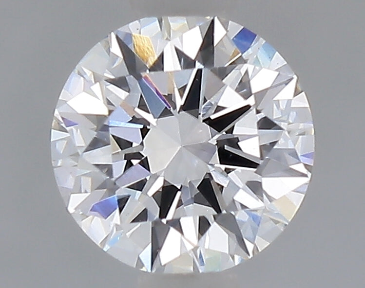 0.58 Carat Round Lab Diamond & 0.57 Carat Round Lab Diamond with  Cut Diamond in 14KT  view 1

