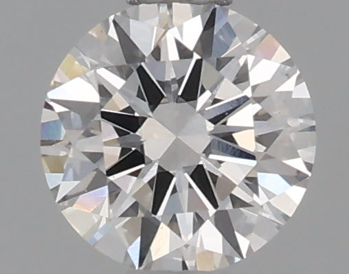 0.56 Carat Round Lab Diamond with  Cut Diamond in 14KT  view 1
