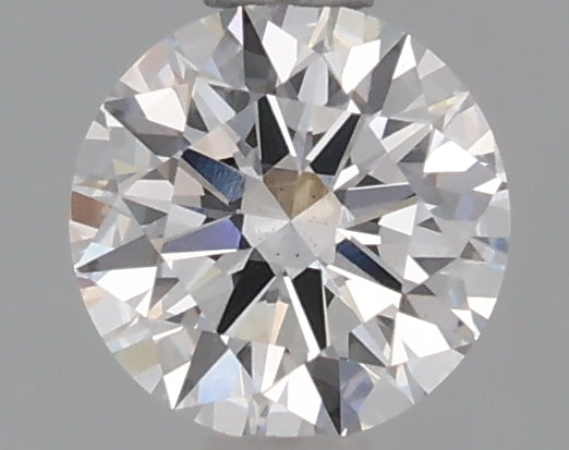 0.58 Carat Round Lab Diamond with  Cut Diamond in 14KT  view 1
