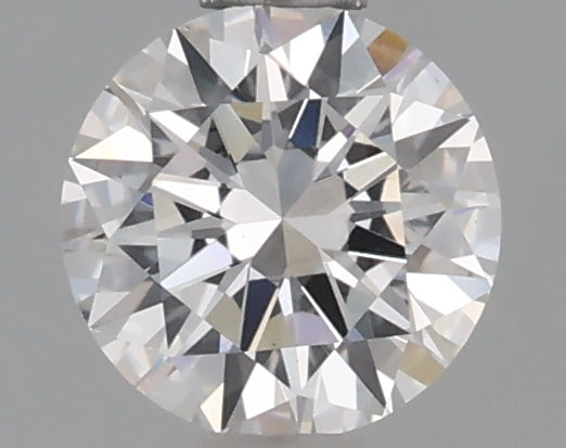 0.58 Carat Round Lab Diamond & 0.58 Carat Round Lab Diamond with  Cut Diamond in 14KT  view 1
