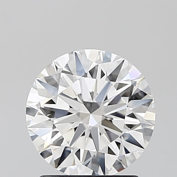 1.51 Carat Round Lab Diamond with  Cut Diamond in 14KT  view 1
