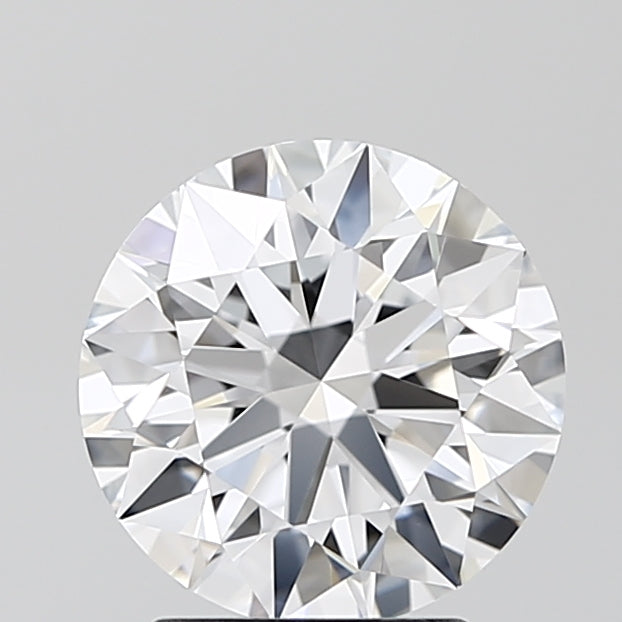 2.51 Carat Round Lab Diamond with  Cut Diamond in 14KT  view 1

