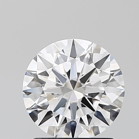 1.32 Carat Round Lab Diamond with  Cut Diamond in 14KT  view 1
