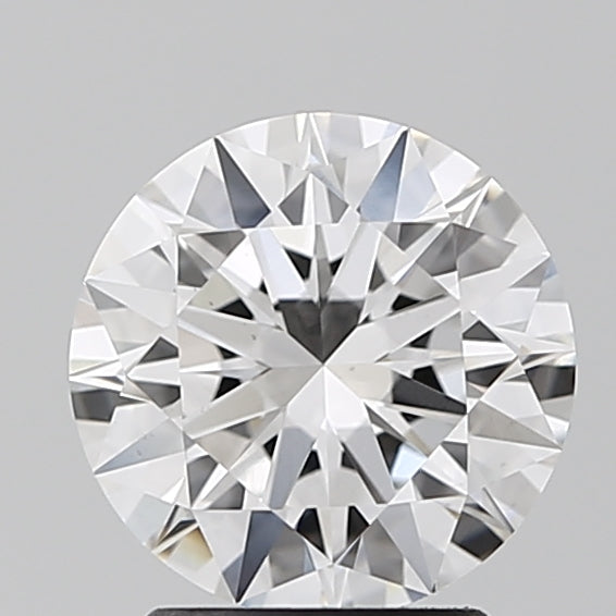 2.06 Carat Round Lab Diamond with  Cut Diamond in 14KT  view 1
