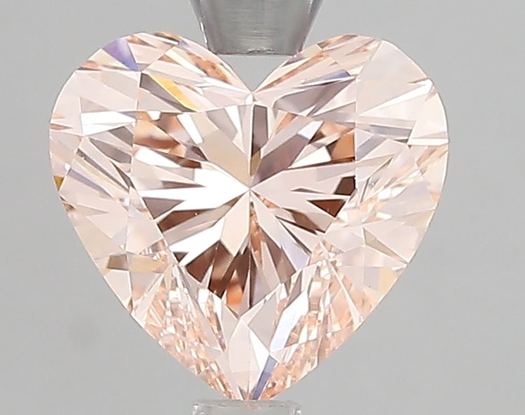 1.86 Carat Heart Lab Diamond with  Cut Diamond in 14KT  view 1
