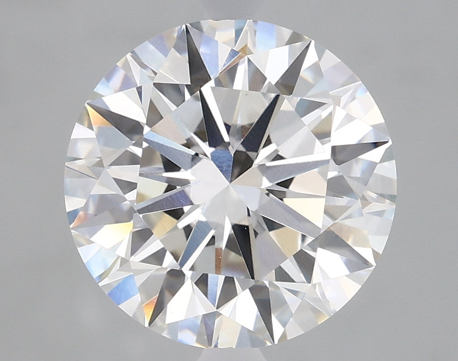 2.65 Carat Round Lab Diamond with  Cut Diamond in 14KT  view 1
