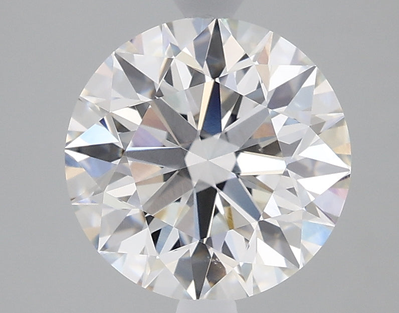 2.12 Carat Round Lab Diamond with  Cut Diamond in 14KT  view 1
