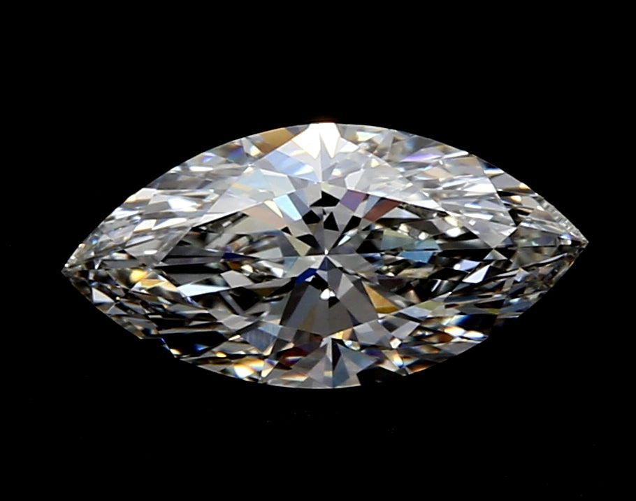 5.01 Carat Marquise Lab Diamond with  Cut Diamond in 14KT  view 1
