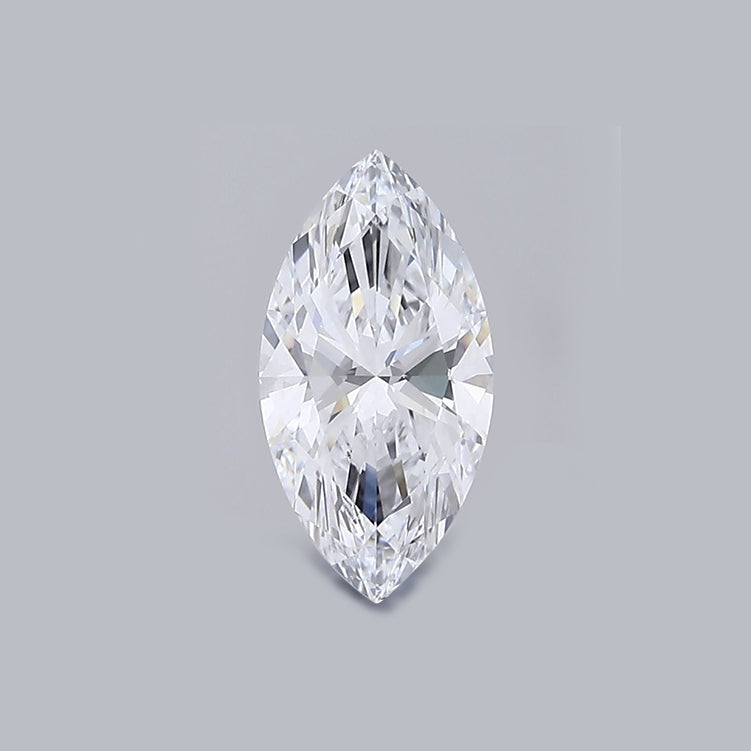 1.2 Carat Marquise Natural Diamond with  Cut Diamond in 14KT  view 1
