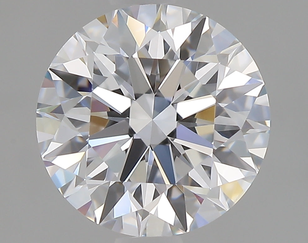 1.65 Carat Round Lab Diamond with  Cut Diamond in 14KT  view 1

