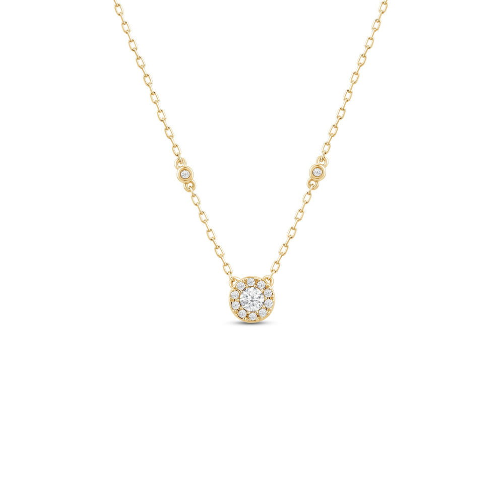 The Effortless Set with 1 Cut Diamond in 14KT Yellow Gold view 3
