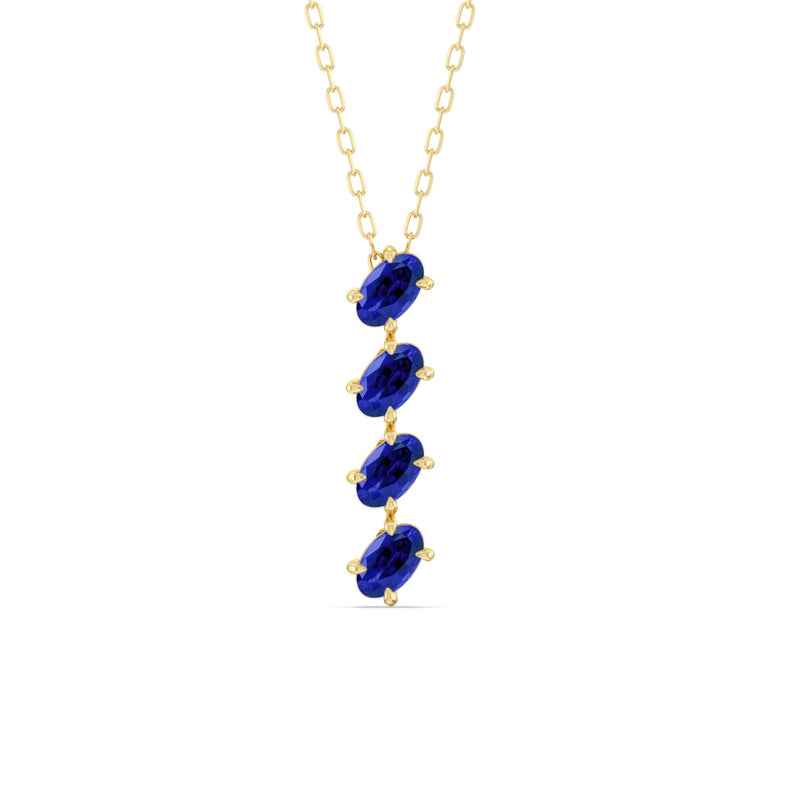 Sapphire Cascade Necklace