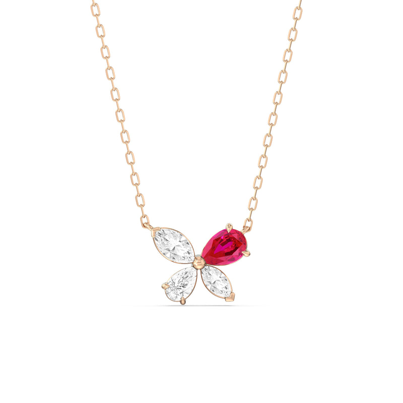 Ruby Marsilea Necklace